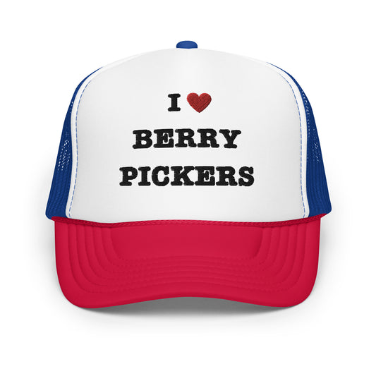 I Love Berry Pickers Trucker Hat